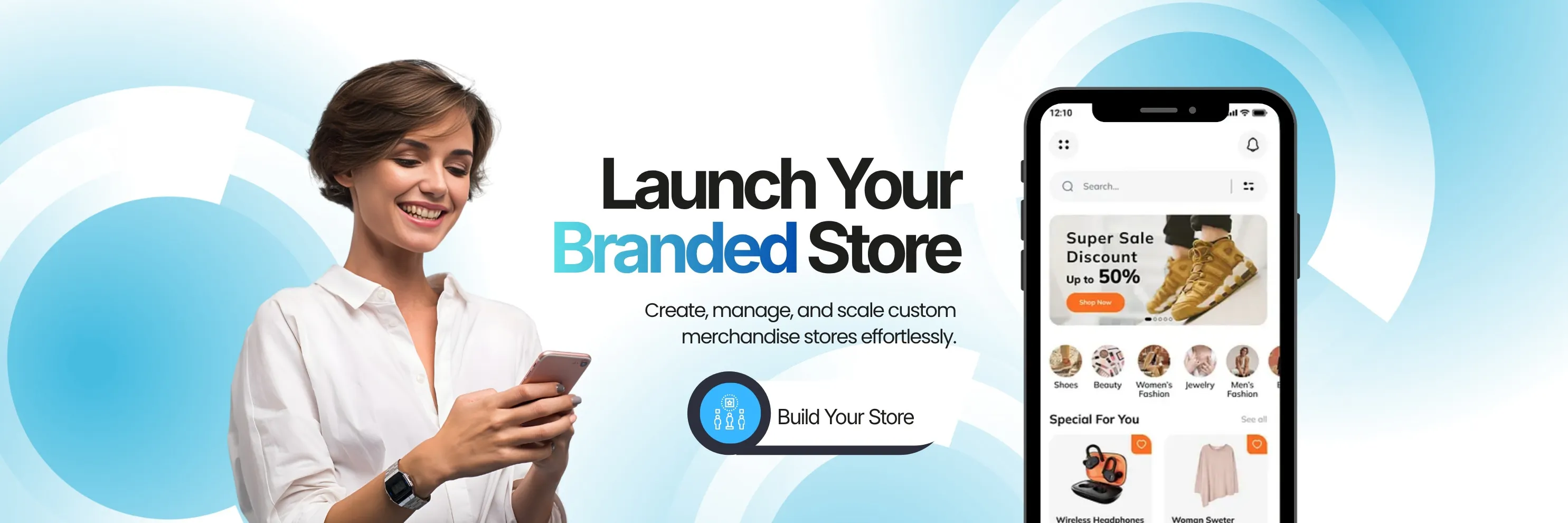 Launch your branded store